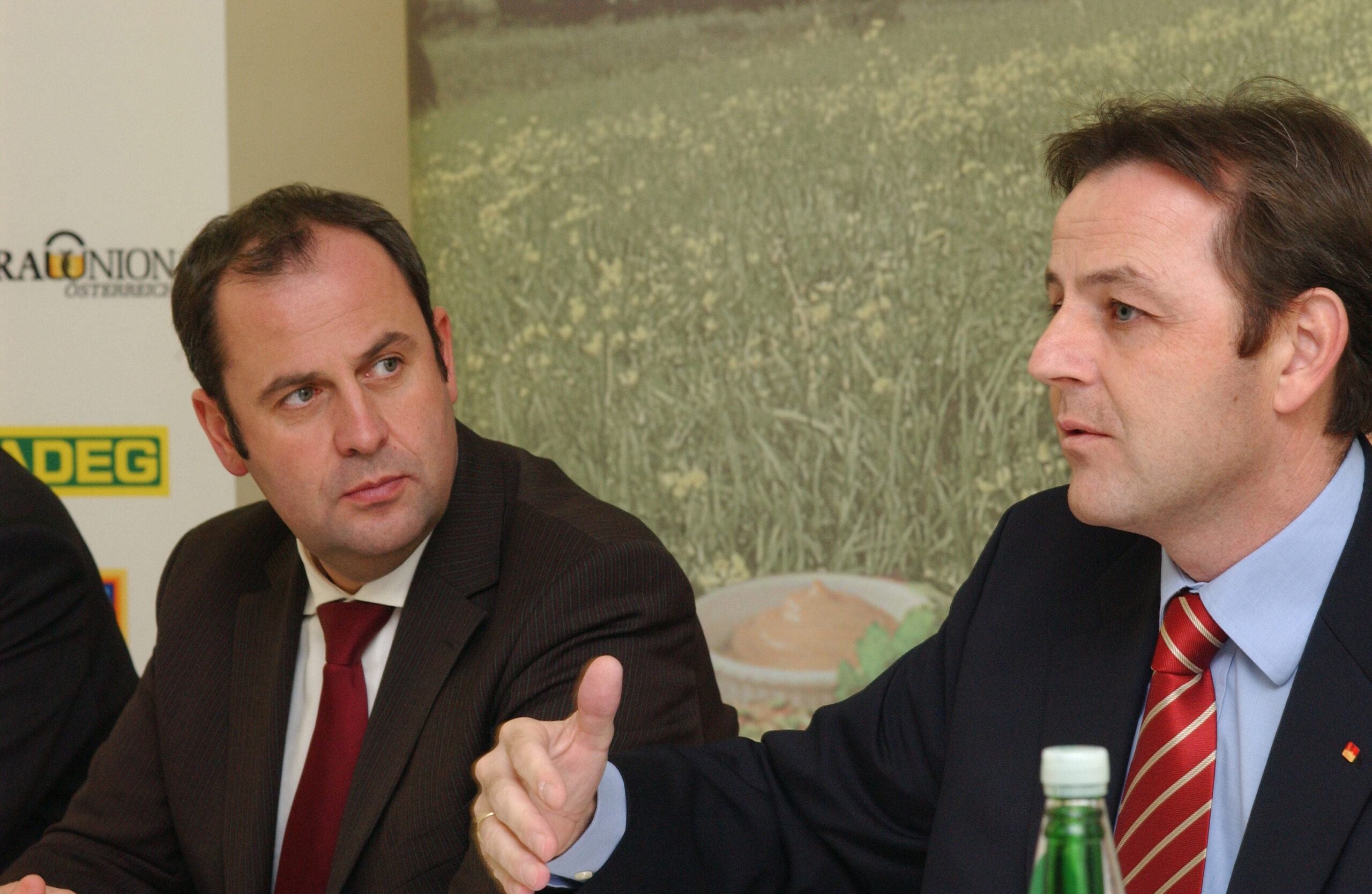 Minister Josef Prll mit LR Niki Berlakovich Burgenland