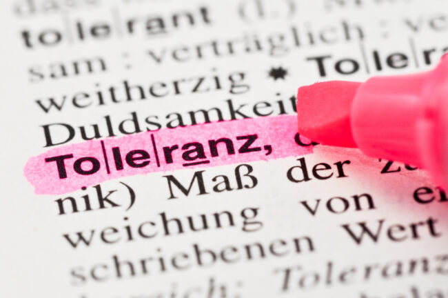 Toleranz