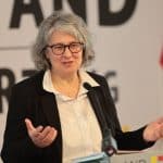 Andrea Mattioli, neue Obfrau des Denk.Raum.Fresach