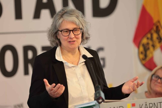 Andrea Mattioli, neue Obfrau des Denk.Raum.Fresach