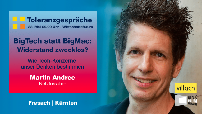 Martin Andree in Fresach Netzforscher Martin Andree kommt nach Fresach
